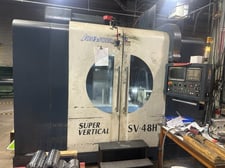 Johnford #SV-48H, CNC vertical machining center, 24 automatic tool changer, 48" X, 28" Y, 25" Z, 12000