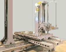 5" Giddings & Lewis #D5-T, horizontal boring mill, 60" x120" T-slotted table, 108" cross, 72" saddle, 80"