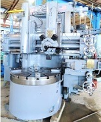 Bullard #Cutmaster, vertical turret lathe, 4-jaw 54" chuck, 62" swing, 44" under rail, 30 HP, turret & side