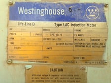 1000 HP 1800 RPM Westinghouse, Frame 6808S, TEFC-TC, S/B, 1.15,2300 Volts