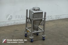 Tote System #SO15706, Tote Systems 316 Stainless Steel, 42 liter tote, 12" L x 12" W x 30" D with a 12"