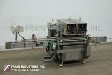 Lakso #300, automatic, inline, Stainless Steel, twin head, cotton inserter, rated from 25-300 containers per
