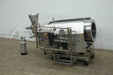 Spray Dynamic Pans / Foodesign #QSD-3072-SD/201, 29" OD, Stainless Steel, continuous motion coating drum