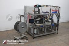 Servo driven straw applicator, Ixapack Global, (8) head glue applicator, (8) head robotic pic and place and