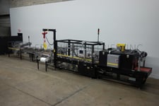 Arpac #BPMP5300, automatic, continuous motion, servo driven, shrink bundler and tunnel with in feed conveyor
