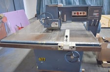 Diehl #SL-50, straight line rip saw with VFD infeed controller