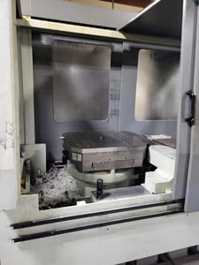 Kia #KH63GI, horizontal machining center, Fanuc 18iMB, 37.4" X, 32.5" Y, 29.9" Z, 8000 RPM, 60 automatic tool
