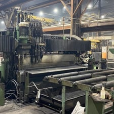 Peddinghaus #FDB-2500, Plate Processor, 2" Hole, 3" thickness, 96" width, 1-1/2" plasma cutting, 2005
