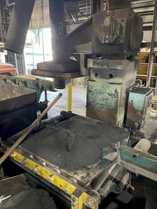 Osborn #722RJW Whisperram ram jolt molding machine w/pattern shuttle, semi-auto, s/n 19513A