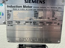 6500 HP 1792 RPM Siemens, Frame 8012, 6600 Volts, new, one year