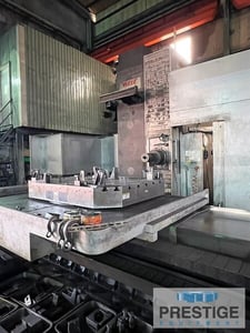 5" Wele #HB1620-130, 157" X, 82" Y, #50, Fanuc OiMF, 60 automatic tool changer, B-Axis rotary table, 2018