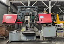 33" x 25" Behringer #HBP-650A, automatic horizontal band saw, 346" x 2.62" blade, 1997
