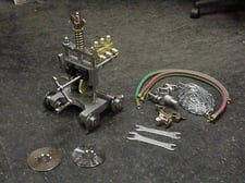 Profax #PBM-100, portable pipe beceling/cutting machine, 4" pipe diameter