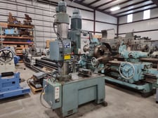 2.7'-10" South Bend / Foradia #GF500-800, radial drill, #4MT, 9" stroke, 40-1750 RPM