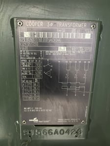 2000 KVA 12470Y/7200 Primary, 6600 Delta Secondary, Padmount Transformer
