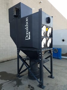 4000 cfm Donaldson #DFO2-8, cartridge dust collector, 1520 sq.ft.