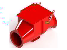 12850 cfm Dust-Ex #HSAG-HD, Air Safety Solutions Package, 23" x 23" (24" dia.), 12850 cfm @ 3500 FPM, 2026