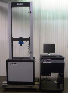 10000 lbf. (50kn) United #SFM-10, 2 screw electro-mech tension & compression tester