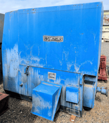 800 HP 1755 RPM U.S. Motors, Frame 60093, wound rotor induction motor, 4160 Volts