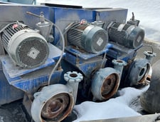 GIW cyclone feed pumps, 6x4, 30 HP Toshiba motor, Ni-hard casing & internals (6 available)