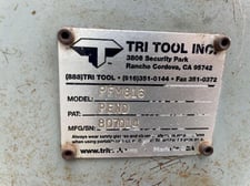 No. PFM-816 Tri Tool, pipe beveler with hydraulic power unit, serial #807014