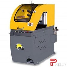 24" PMI #PMI-24, upcut saw, 7.873" cut capacity, 10 HP, 2000 RPM, 7.87" H x 16.5" width sawing, 45-1/4" x 26"