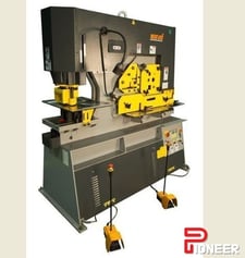 8" x 8" Marvel #MSIW192DX, ironworker, 192 ton, 24.594" throat