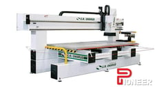 Onsrud #122E, CNC router, 60" x 120" table, 82" X, 188" Y, 12" Z, 18 HP, 24000 RPM, 12 side mount tool changer