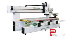Onsrud #194E, CNC router, 60" x 194" table, 82" X, 236" Y, 12" Z, 18 HP, 24000 RPM, 12 side mount tool changer