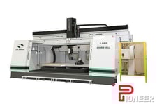 Onsrud #F148HM, 5-axis CNC Milling Center, 72" x 144" table, 146" X, 244" Y, 41" Z, 15 HP, 24000 RPM, 24 side