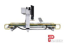 Onsrud #F62S, CNC router, 5-Axis, 60" x 60" table, 62" X, 80" Y, 29-41" Z, 12 HP, 24000 RPM, 12 side mount