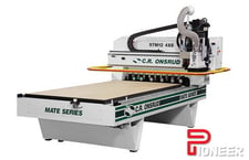 Onsrud #Mate-3050M, CNC router, 3-Axis, 2050 x 3050 mm table, 3050 mm X, 2050 mm Y, 228 mm Z, 94 kW, 24000