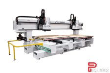 Onsrud #Super-Duty-146C, CNC router, 3-Axis, 61" x 146" table, 61" X, 148" Y, 11" Z, 18 HP, 24000 RPM, new