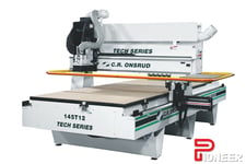 Onsrud #Tech-145T, CNC router, 3-Axis, 61" x 145" table, 145" X, 61" Y, 11" Z, 12 HP, 24000 RPM, new