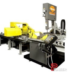 Marvel #2125A-PC3S-60, vertical band saw, 20" working height, 1.25" x 5334 mm blade, 7.5 HP, new