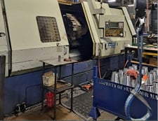Hwacheon #Hi-Eco-45, 31.5" swing, 15" chuck, 4.6" bar, 24.8" diameter, 78.7" length, Fanuc 18-TC, tailstock