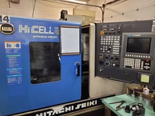 Hitachi-Seiki #HiCell-CA-23II, 10" chuck, 2.5" bar, Seicos Lambda 10L, LNS Quick Load Servo S2 short magazine