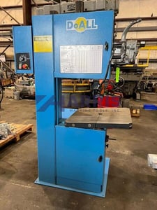 20" x 13" DoAll #2013-V3, vertical band saw, 26" x26" table, 154" band length, unused, 2018