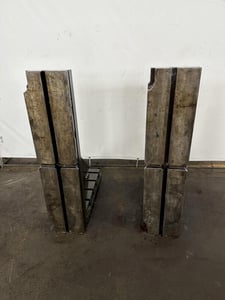 11" x 48" x 31" T-Slotted Angle Plates, Stock 0312423