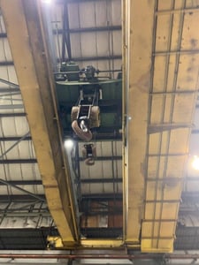 40/10 Ton, P & H #D-20, Overhead Bridge Crane, 76' 6" span, 35'10" lift, 1968, Stock 0314723