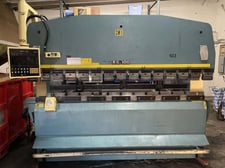 110 Ton, Amada #RG-100, CNC press brake, 10' overall, 100.5" between housing, 3.937" stroke, 15.75" throat