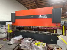 138 Ton, Amada #HFBO-125-40, CNC press brake, 14' overall, 148" between housing, 7.1" stroke, 16.1" throat