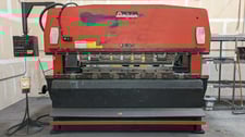138 Ton, Amada #RG-125, CNC press brake, 10' overall, 100.5" between housing, 3.94" throat, 15.75" throat