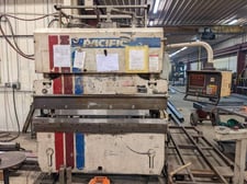 55 Ton, Pacific #J55-6, CNC press brake, 6' overall, 56.4" between housing, 6' stroke, Hurco Autobend 5C
