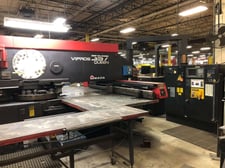 33 Ton, Amada #Vipros-357-Queen, CNC turret punch, 42 station, 4 automatic index, Fanuc 18P, ball transfer