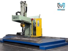 Jobs #Jomach-32, CNC router profiler vertical floor mill, 256" X, 70" Y, 55" Z, 24k RPM, HSK 63A, 15 HP