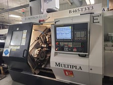 Eurotech #B465-T3-Y3-Multipla, 20" swing, 8" chuck, 2.5" bar, 37.5" centers, 12' barfeed, Fanuc 31iB, 2020