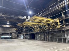 3 Ton, North American, wall mounted powered gantry crane, 15', #18471