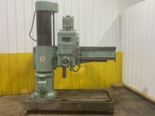 4' -13" Ikeda #RM1300, radial drill, power clamping/evelation/head traverse, 1965, #17077