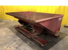 Roura Steel Dump Hopper, 56" x 84" x 24"